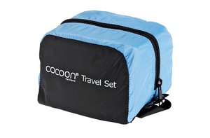 TSK Shop Freizeit Lifestyle & Accessoires Cocoon Travel Set light blue/black Microfaser