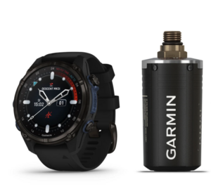 TSK Shop Tauchausrüstung Tauchcomputer Garmin Descent Mk3i + T2 Crbn Gry DLC Ti/Blk 51mm