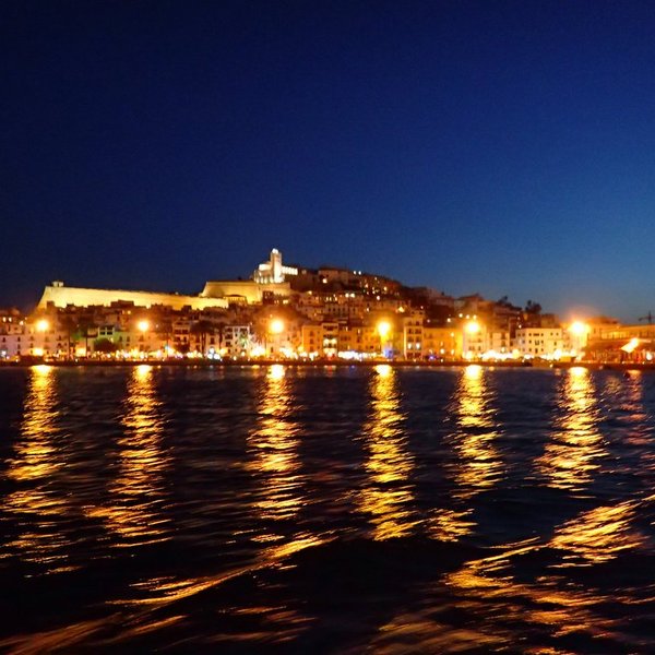 Ibiza Stadt by Night