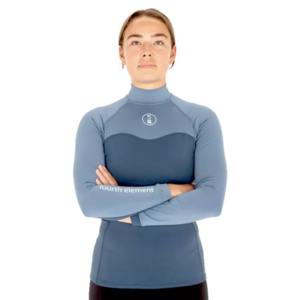 TSK Shop Freizeit Textil & Lycra Fourth Element Womens Classic Fit L/S Hydro- T deep blue / ocean L