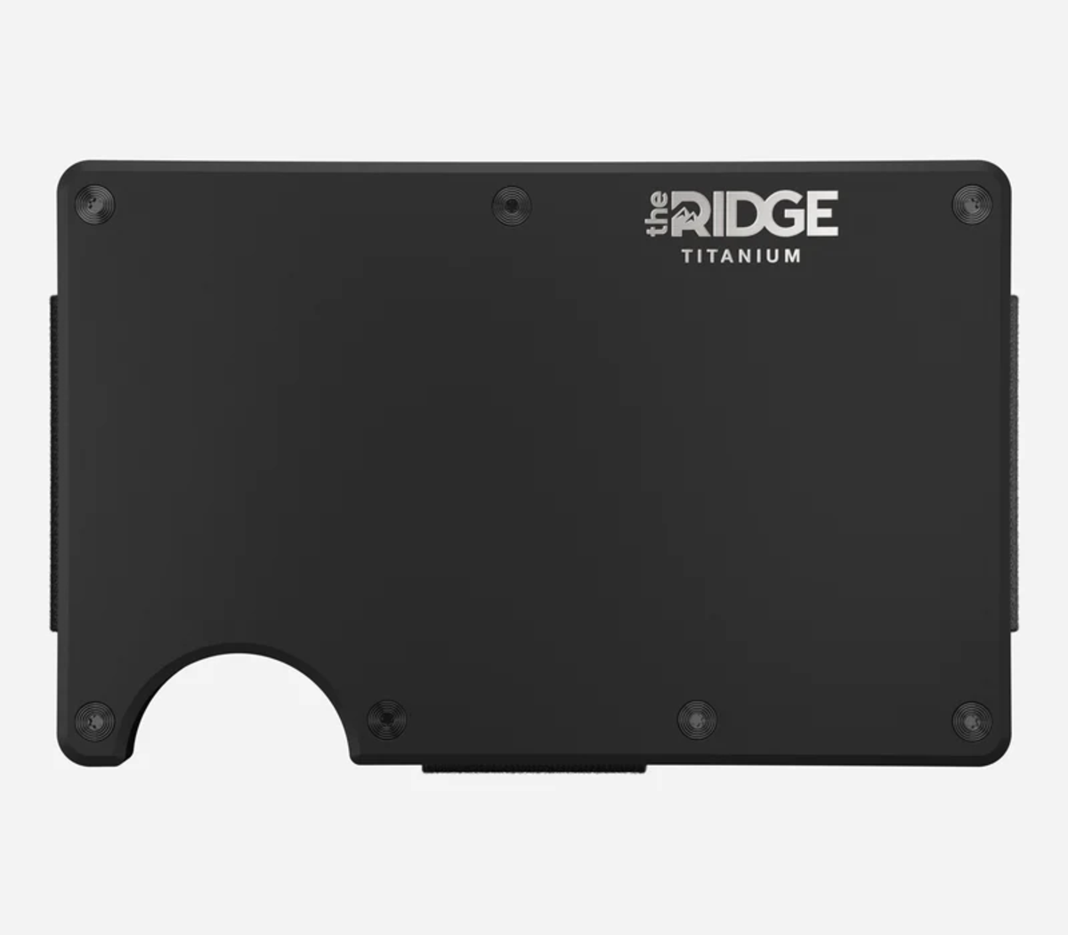 The Ridge Wallet Matte outlet Black Titanium